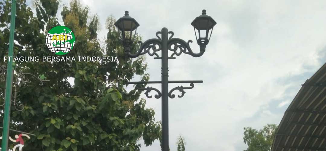 Model Tiang Lampu Masa Kini